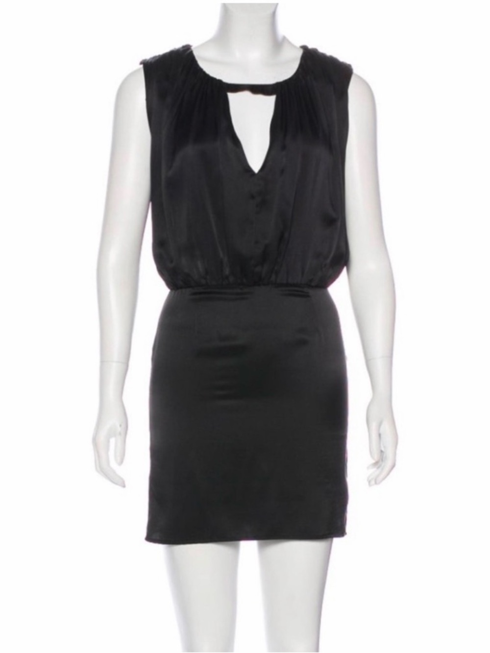 OPENING CEREMONY Open-Back Silk Mini Dress